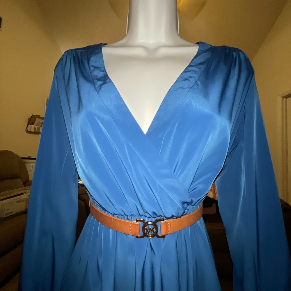 Blue Dress w/ MK Belt